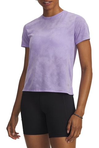 T-shirt de running tie and dye Launch - Violet