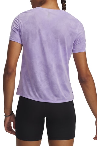 T-shirt de running tie and dye Launch - Violet