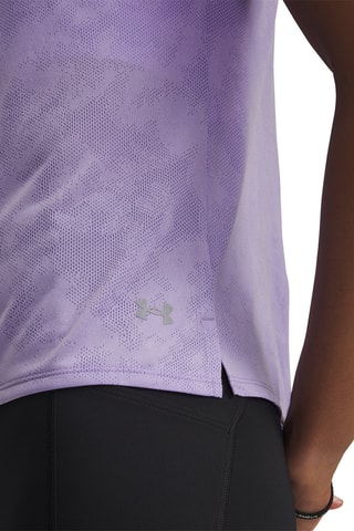 T-shirt de running tie and dye Launch - Violet