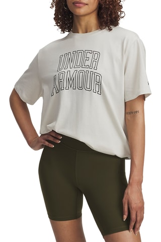 T-shirt oversize Rival Knit - Blanc