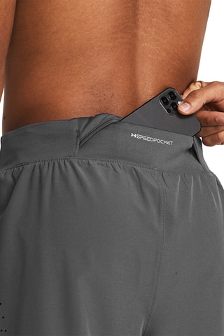 Short de running Launch - Gris foncé