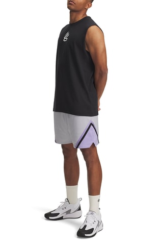 Short de basketball Curry - Gris clair