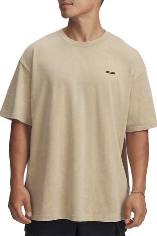 T-shirt oversize Energy Graphics - Marron clair