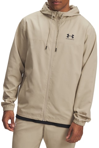 Sweat à capuche Rival Woven - Marron clair