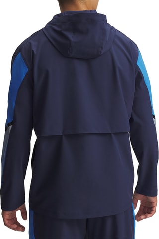 Veste de running à capuche Velociti - Bleu marine
