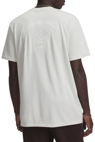 T-shirt Curry - Blanc
