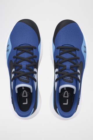 Chaussures de basketball en cuir Lockdown - Bleu cobalt