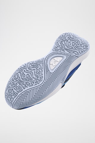 Chaussures de basketball en cuir Lockdown - Bleu cobalt