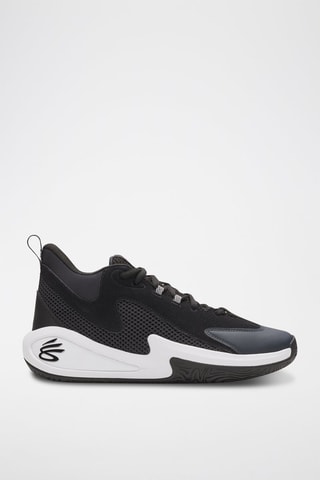 Chaussures de basketball montantes en cuir Stephen Curry - Noir