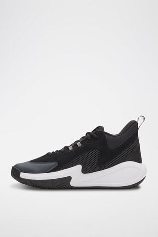 Chaussures de basketball montantes en cuir Stephen Curry - Noir