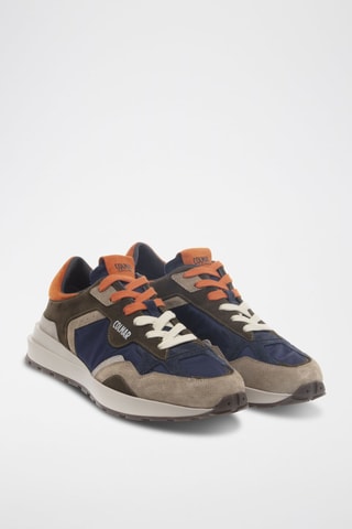 Leren Sneakers - Blauw