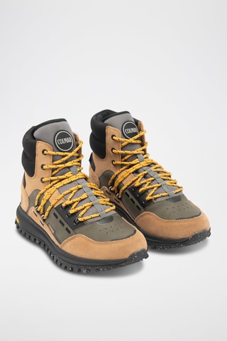 Hoge Nubuck Sneakers - Bruin