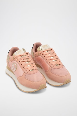 Sapatilhas em nobuck - Rosa - Rosa