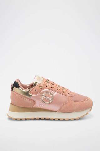 Sapatilhas em nobuck - Rosa - Rosa
