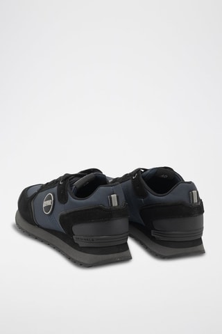 Sapatilhas em nobuck - Preto - Preto