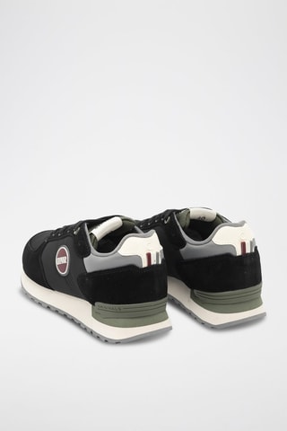 Sapatilhas em nobuck - Preto - Preto