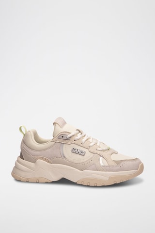 Nubuck Sneakers - Beige