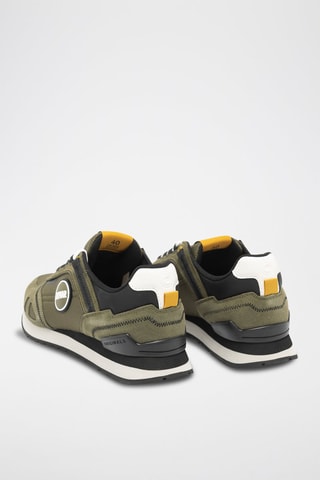 Sneakers em couro - Verde - Verde