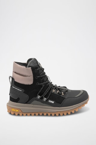 Splitleren Hoge Sneakers - Zwart