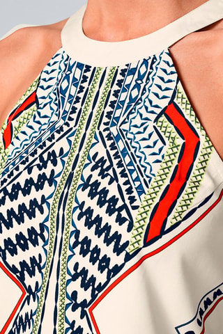 Robe courte - Bleu