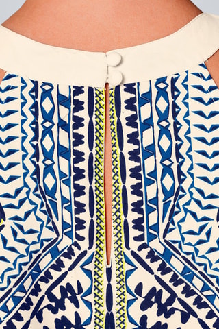 Robe courte - Bleu