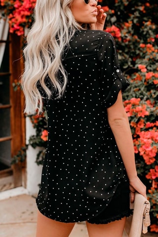 Blouse - Wit en zwart
