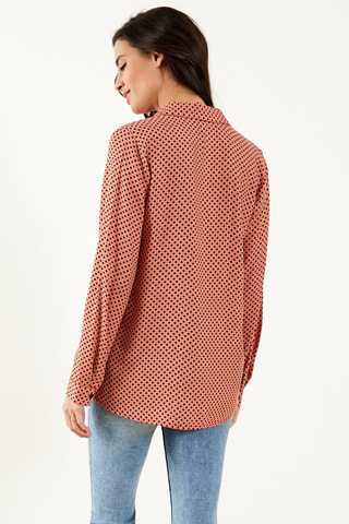 Blouse - Zwart en roze
