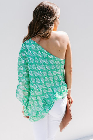 Asymmetrische Top - Blauw
