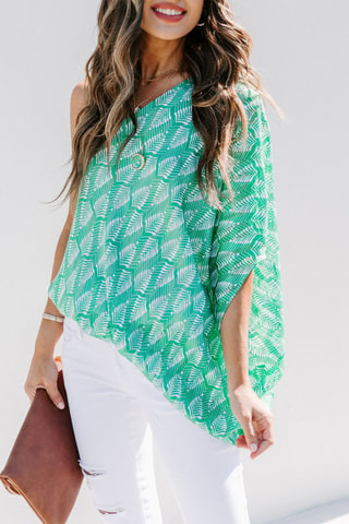 Asymmetrische Top - Blauw