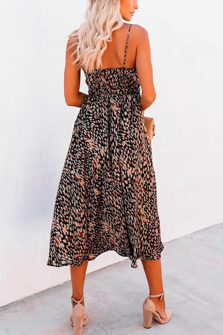 Midi-jurk - Beige
