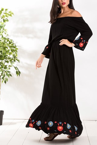 Robe longue - Noir