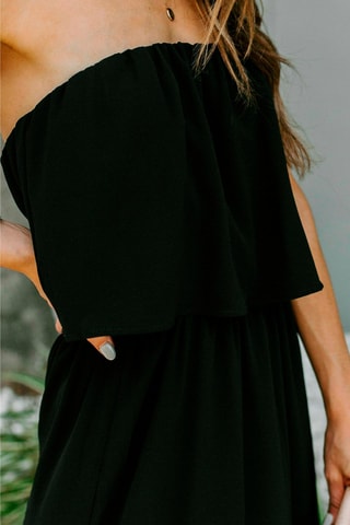 Robe longue bustier - Noir