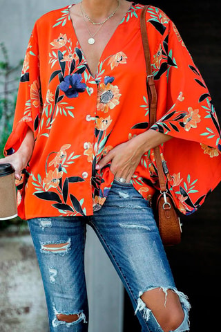 Blouse - Oranje