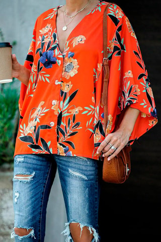 Blouse - Oranje