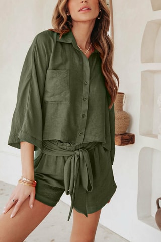 T-shirt en Short - Groen