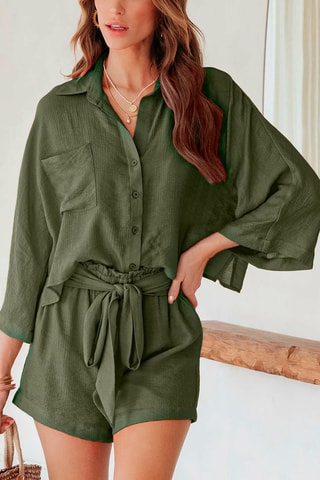 T-shirt en Short - Groen