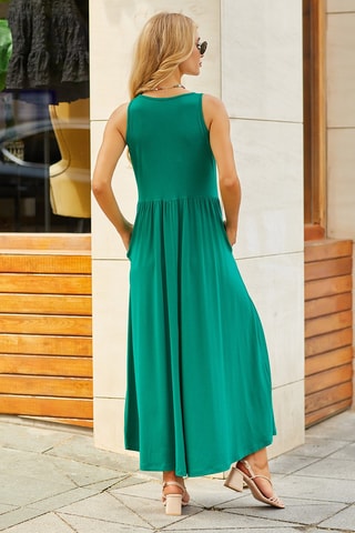 Robe longue - Vert