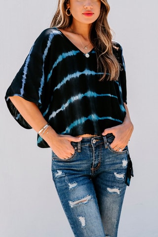 Top - Marineblauw