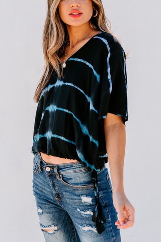 Top - Marineblauw