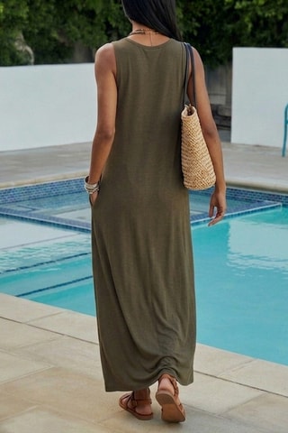 Robe longue - Kaki