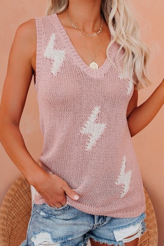 Top - Rose clair