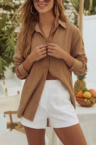 Blouse - Bruin