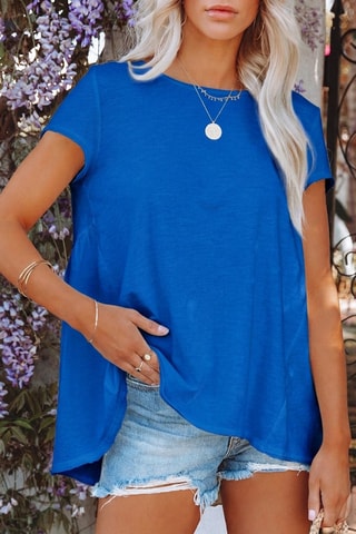 Top - Blauw