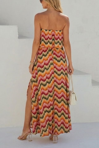 Robe bustier - Multicolore