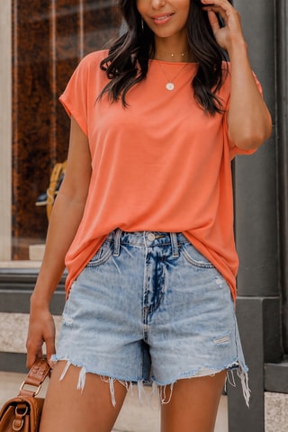 T-shirt - Orange clair