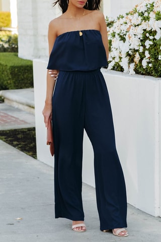Combinaison bustier - Bleu marine