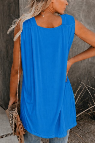 Top - Blauw