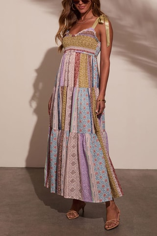 Robe longue - Multicolore