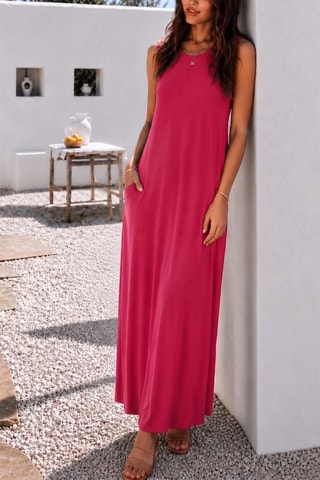 Robe longue - Fuchsia