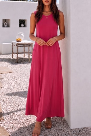 Robe longue - Fuchsia